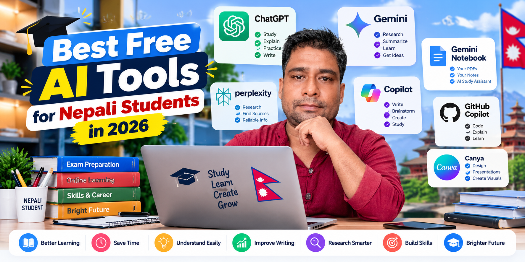 Best Free AI Tools for Nepali Students in 2026